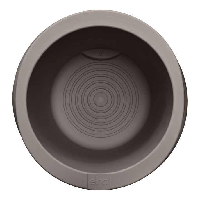 swirl 37cm burnt umber